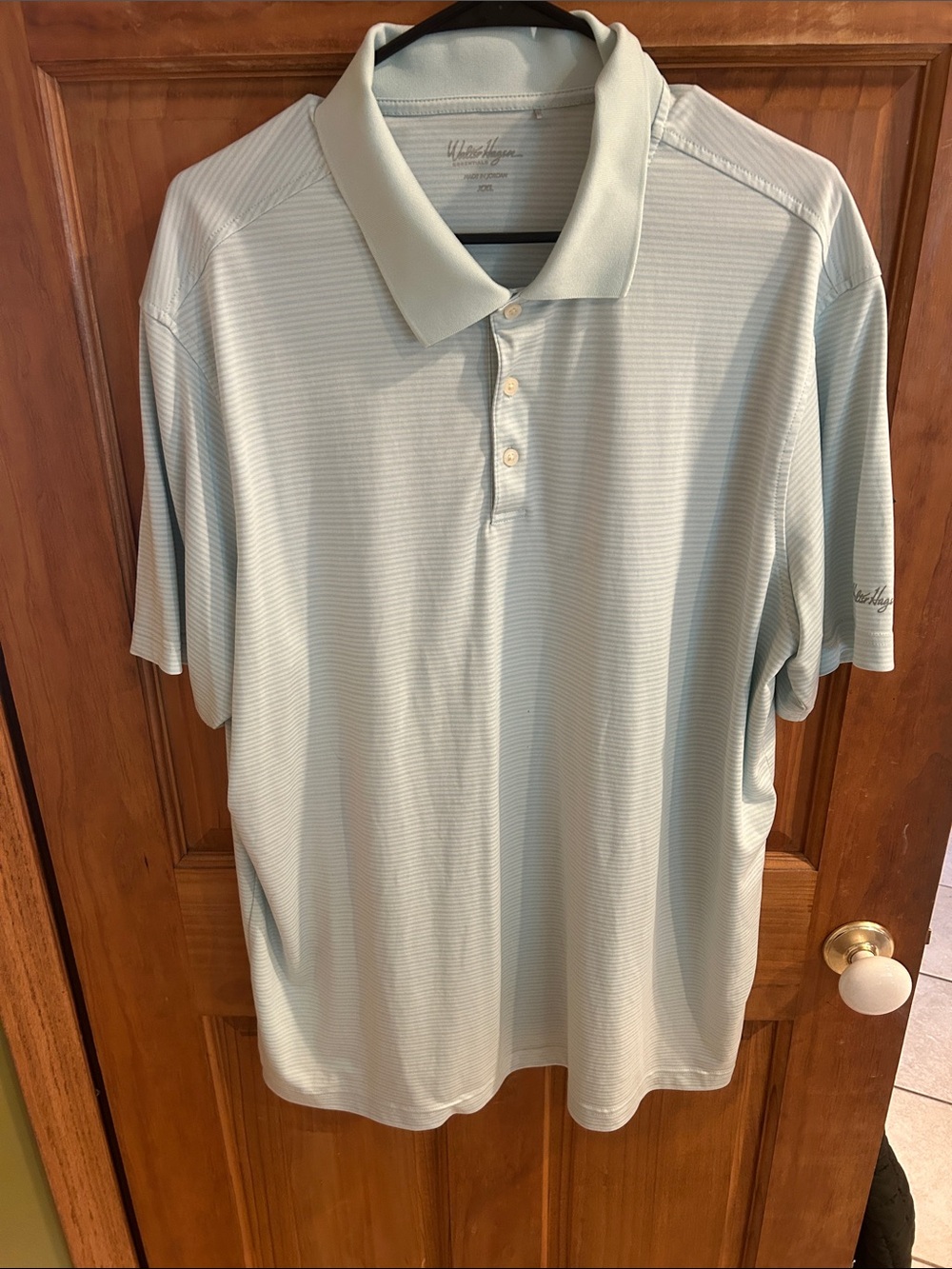 Weatherproof Pale Mint Men’s Polo Shirt